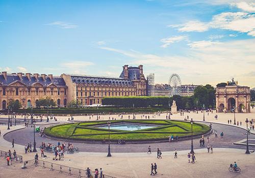 The cityscape of Paris